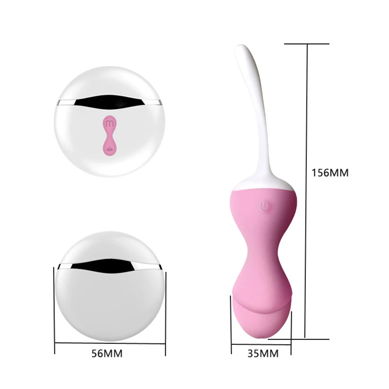 Вибратор Кегеля с пультом дистанционного управления влагалище плотное