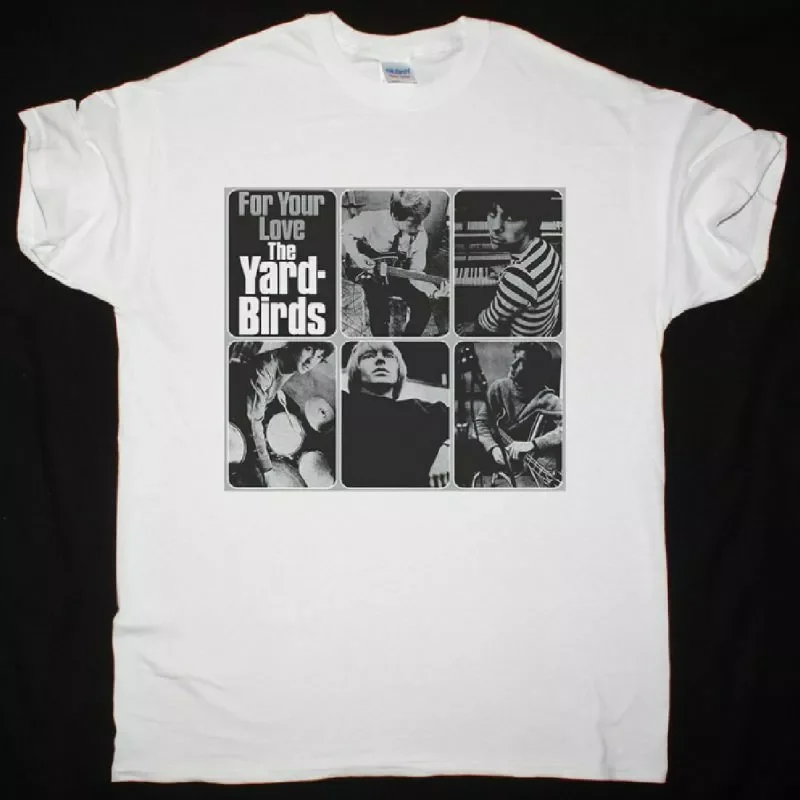 

THE YARDBIRDS FOR YOUR LOVE 1965 WHITE T-SHIRT