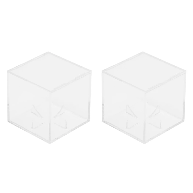 

2X Acrylic 9 Inch Baseball Box Display Golf Tennis Ball Transparent Case for Souvenir Storage Box Holder Uv Dustproof