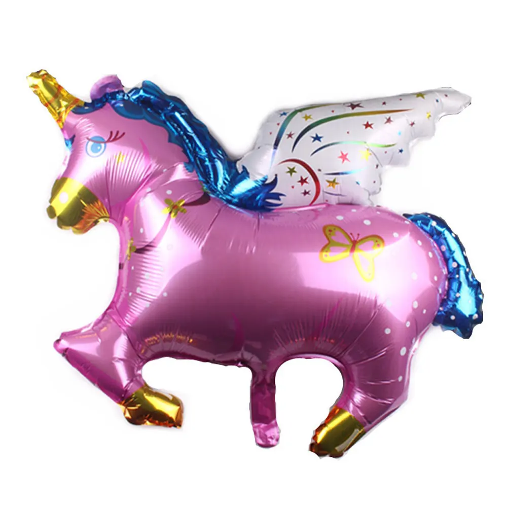 

Cartoon Unicorn Foil Balloon Baby Shower Birthday Decorations Inflatable Air Ball Wedding Ballon Anniversaire Party Supplies