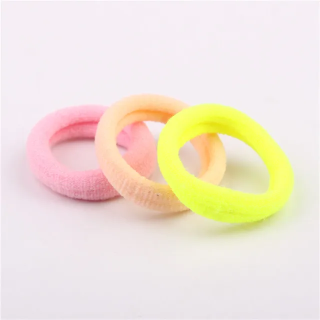 ФЛУОРЕСЦЕНТНОЕ кольцо для волос девочек держатель конского хвоста аксессуары