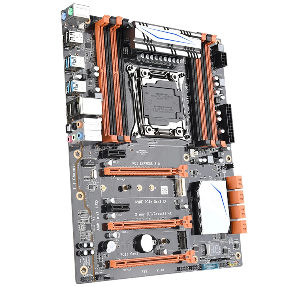 X99 Home Replacement Fast E5 2678v3 Desktop Computer Memory Office Game Stable DDR3 USB Interface Motherboard Wide Use