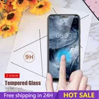 1 шт.2 шт. твердая защита экрана 9H для Nokia 8 8,1 HD закаленное стекло для Nokia 5,1 6,1 7 7,1 Plus 6 6,2 7,2 переднее стекло
