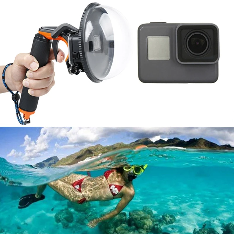 Водонепроницаемый чехол с купольным портом для дайвинга камеры GoPro Hero 5/6 триггер |
