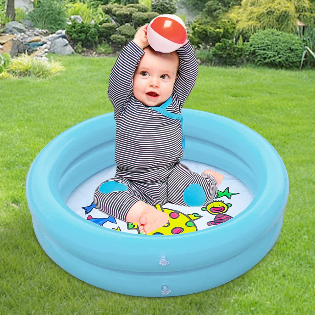 Круглый садовый детский бассейн милый портативный надувной для детей Детский