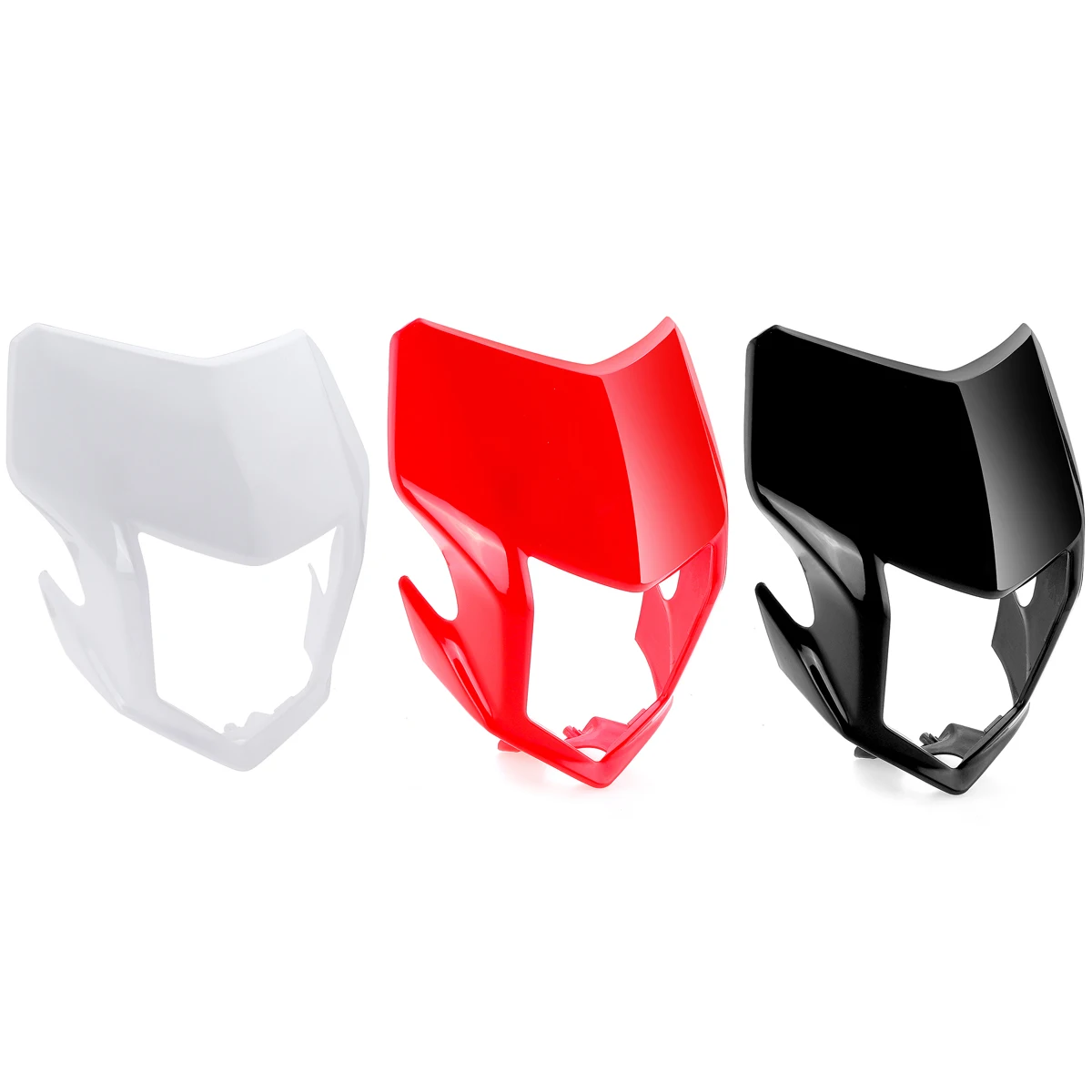 Лидер продаж 3 Цвет передние фары мотоцикла лампы козырек обтекатель лобовое
