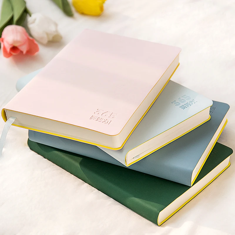 

Блокнот формата А5 с обратным отсчетом на 365 дней, простой блокнот В5, толстый блокнот для студентов колледжа, канцелярские принадлежности, д...