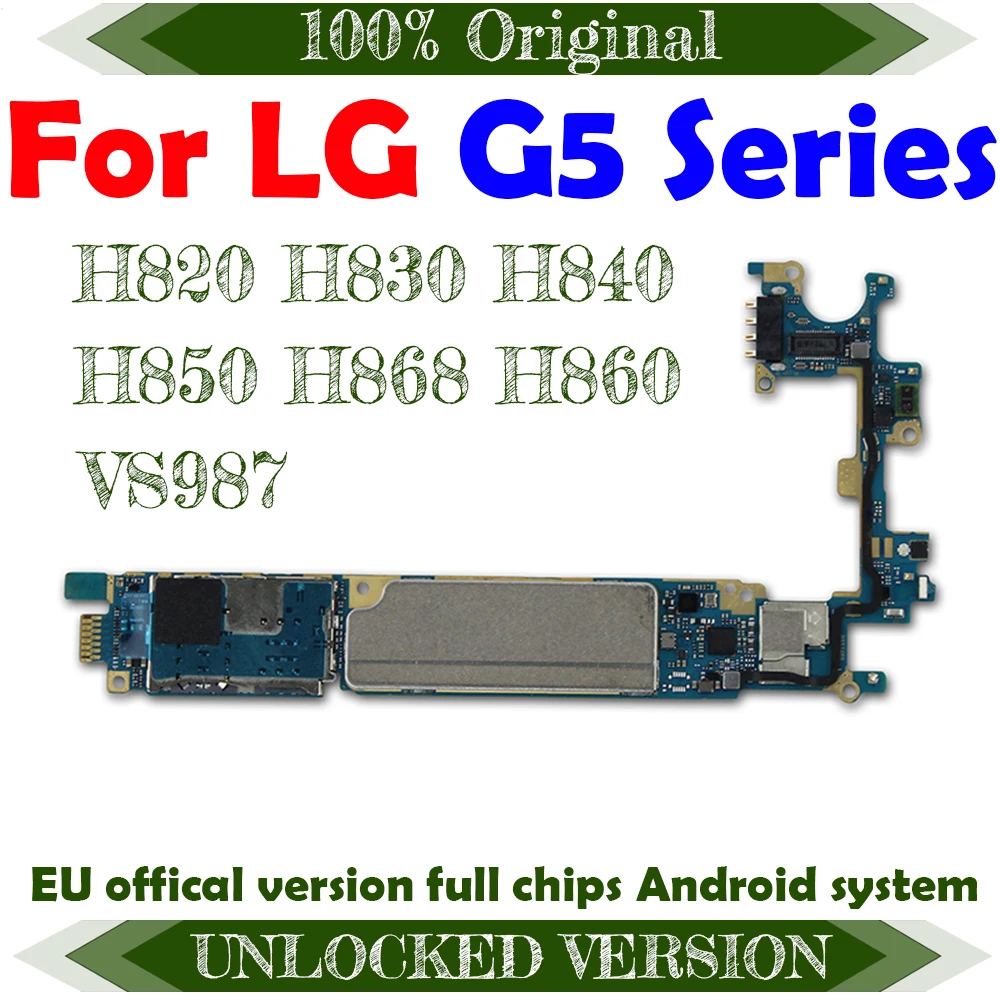 Материнская плата для LG G5 H850 материнская H868 H820 H860 H840 H830 VS987 H831 H845 разблокированная