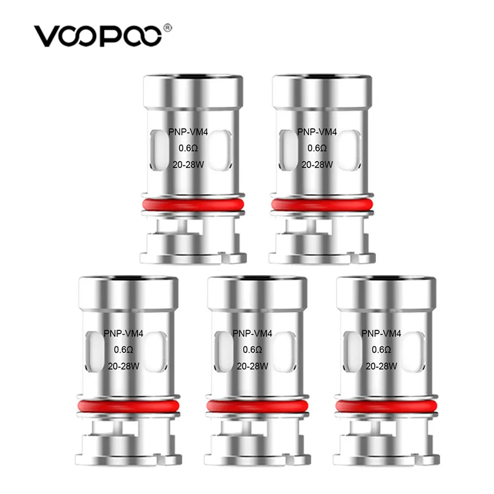 

VOOPOO PnP VM4 Coils 0.6ohm Head Resistance Mesh Coil For Voopoo Argus/Drag X/Vinci Mod Pod Electronic Cigarett