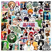 50pcs bleach anime stickers toy gift for children cartoon decal sticker to diy bicycle fridge stationer ps4 guitar pegatina