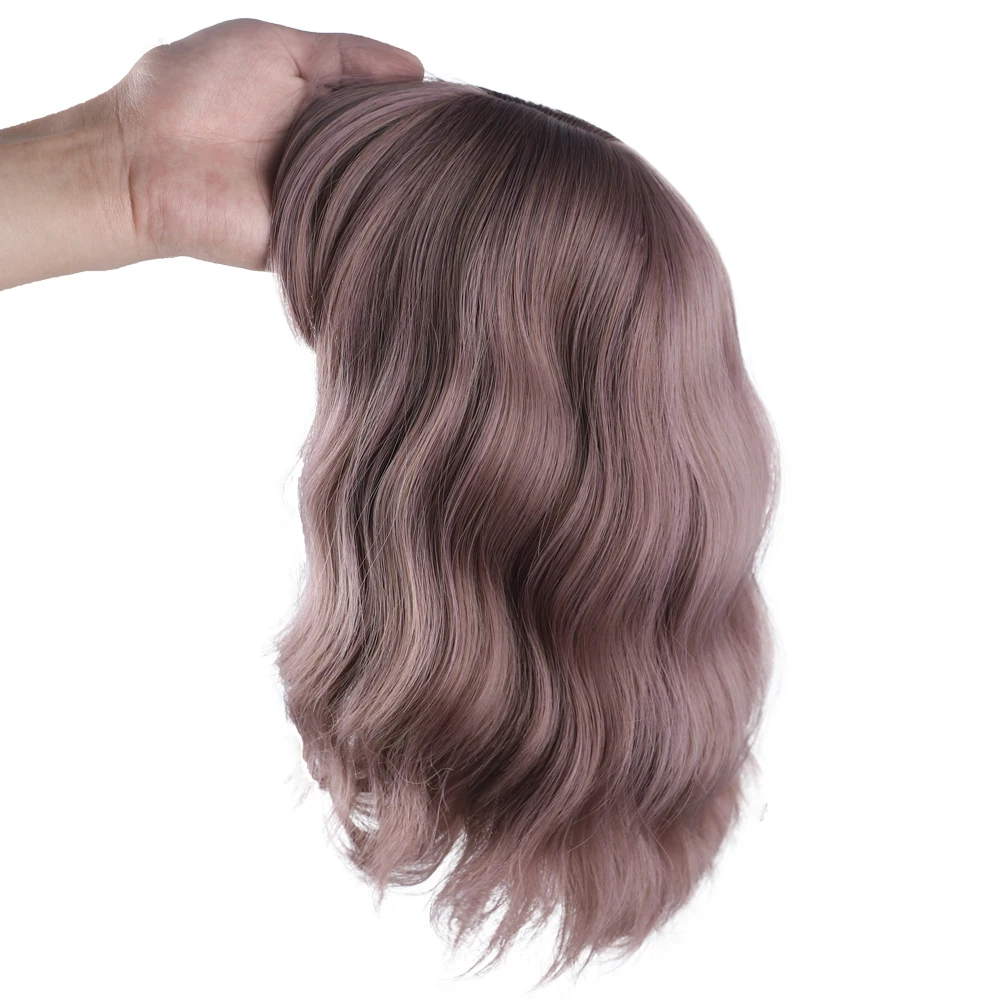 Парик Современная королева 12 дюймов с короткими водными волнами и челкой