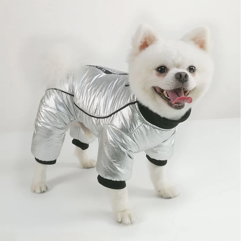 Водонепроницаемая одежда для собак комбинезон зимняя наряд питомцев