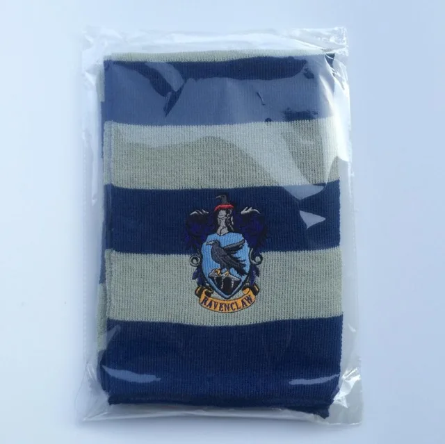Ravenclaw Карнавальный костюм Поттер халат плащ с галстуком шарф Ravenclaw Гриффиндор Hufflepuff Слизерин Поттер Костюм - Цвет: Ravenclaw