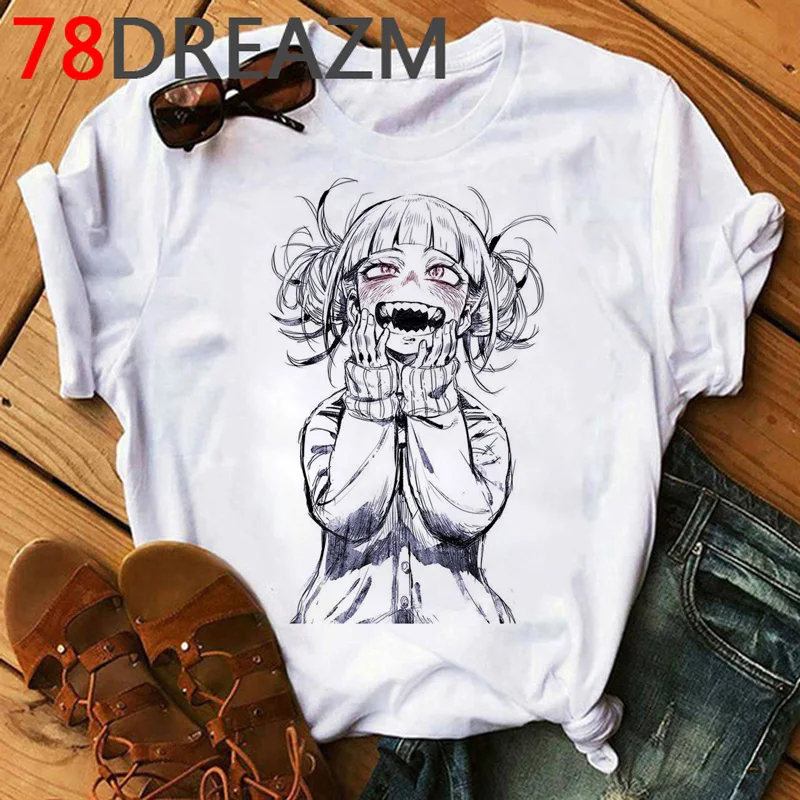 Футболка Senpai Ahegao женская с графическим принтом Hentai химико Тога Waifu рубашка в