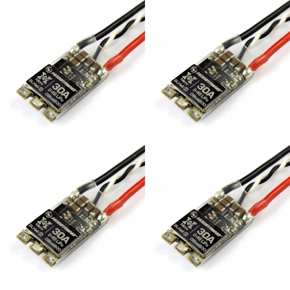 

1/2/4pc Hobbywing XRotor Micro BeHeli_32 DShot1200 30A Brushless ESC Speed Controller for FPV Quadcopter RC Racing Drone