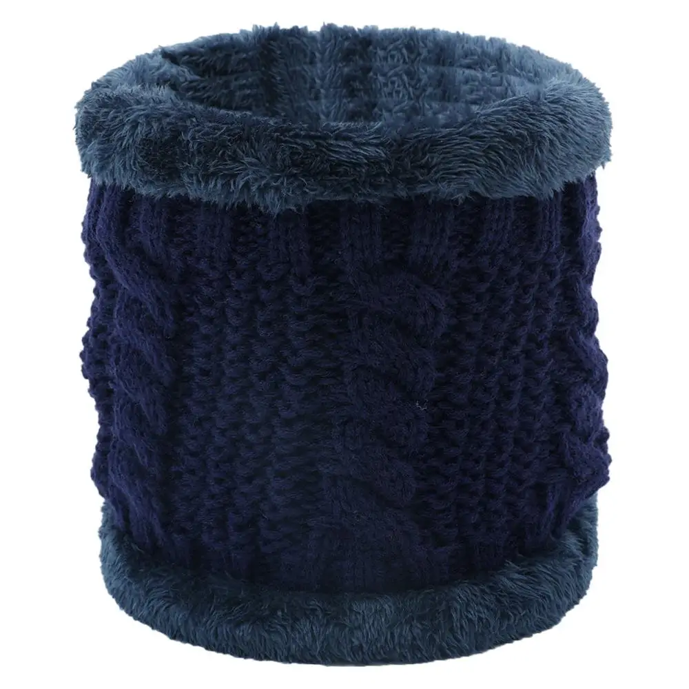 Новинка зимний детский вязаный плюшевый шарф для девочек толстый мальчиков