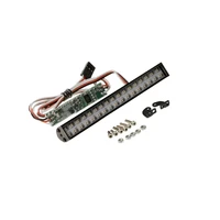 exquisite colorful car roof light double row led light front bumper lamp for 110 18 rc crawler car modification parts