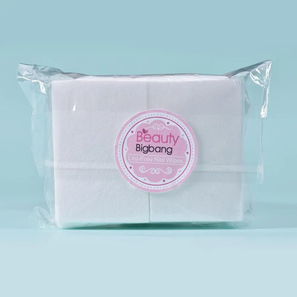 Beautybigbang 100 шт./лот 100% хлопчатобумажные салфетки для снятия гель лака ногтей ванны