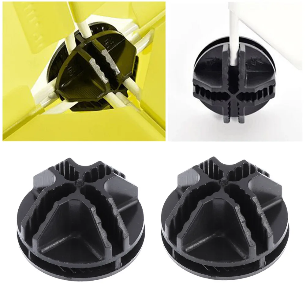 

50Pcs Combine-unit Fixators Frame Joints DIY Wardrobe Connectors Storage Rack Clasp for Home Dorm (Black)