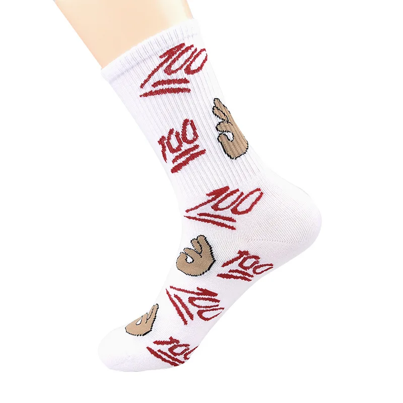 Новинка 2019 мужские носки в стиле хип хоп креативная индивидуальность 100 с