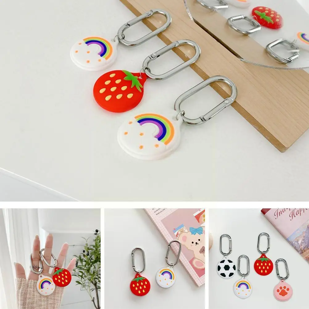 

Protective Airtag Case Cute Style Shockproof Silicone Bluetooth Cartoon For Air Protector Cover Tags Tracker Shell Material S0N5