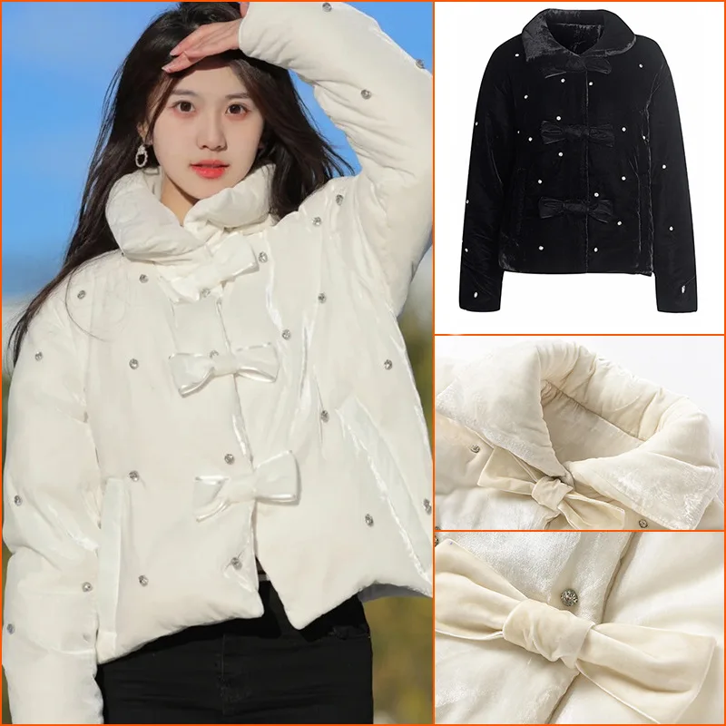 

Jor Short Down Down Padded Jacket Women's Autumn and Winter New Style Cotton-padded Jacket Loose Padded Coat Parkas