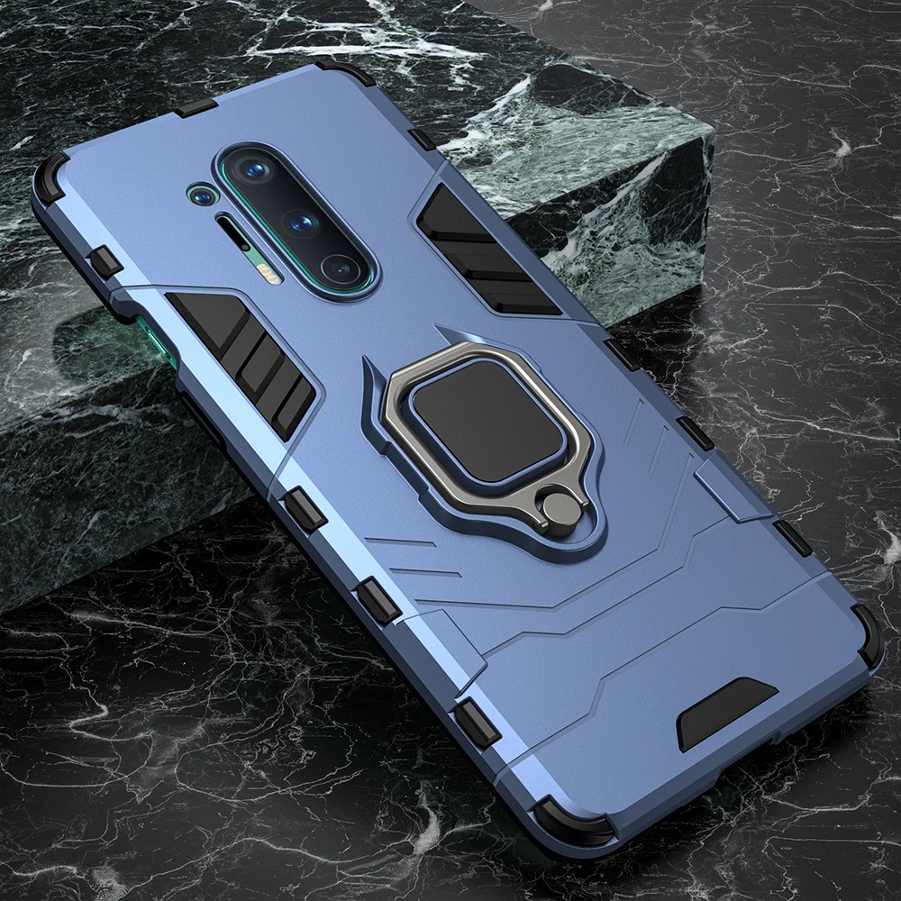 Противоударный армированный чехол для Oneplus 9, 8, 8 Pro, 8T, 7, 6T, 7 Pro, 7T Pro, чехол для телефона с кольцом-подставкой для Oneplus Nord 2, N10, Φ N100, N200