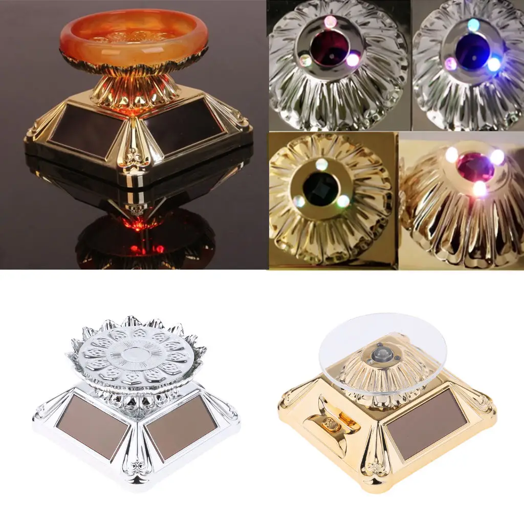 

Вращающаяся на 360 Градусов Подставка для дисплея с солнечной панелью