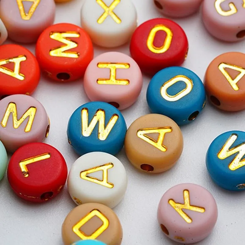 Бусины алфавита для изготовления ювелирных изделий ручной работы аксессуары