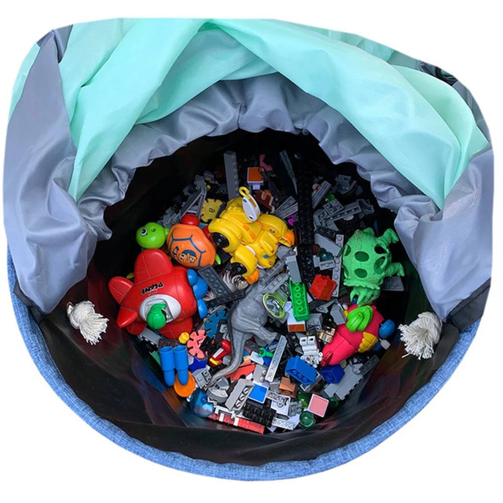 Play Mat and Toy Storage Bag Barrels for Kids Large Drawstring Organizer Baskets Toys Container Organizebags | Игрушки и хобби
