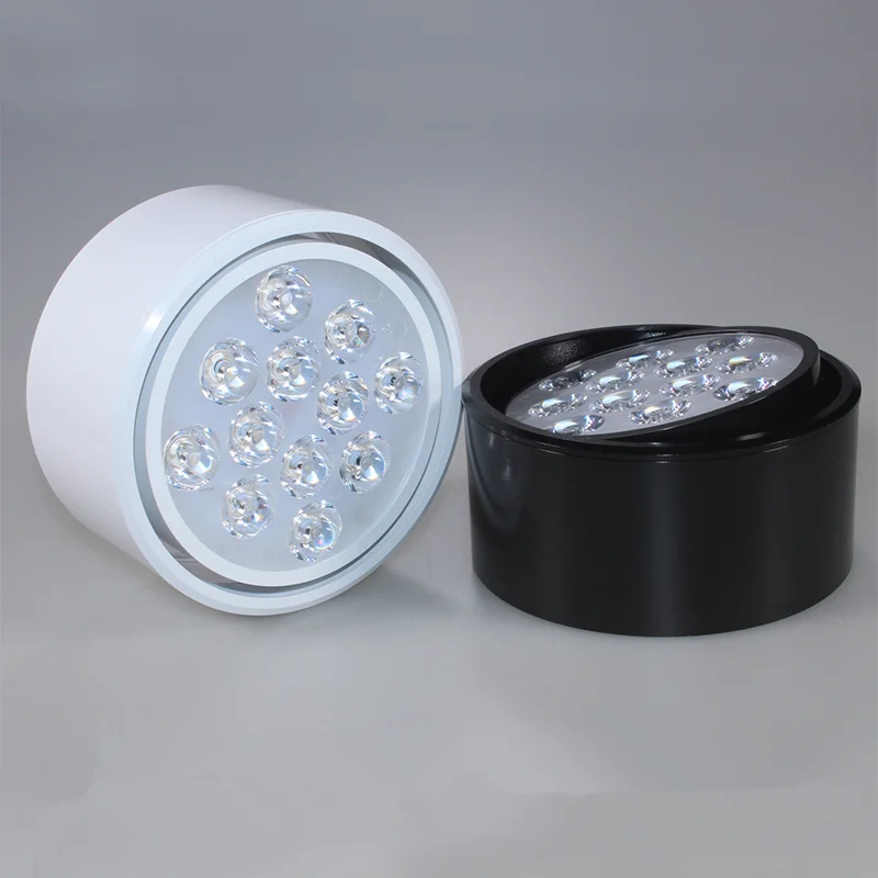 1 шт. поверхностного монтажа adjustmentLED Dimmable светильник LED COB Точечный потолочный AC85