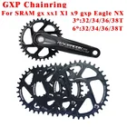 Звездочка для горного велосипеда Sram 1112S NX XX1 XO GX GXP11, 30T32T34T36T38T, смещение 3 мм, 6 мм