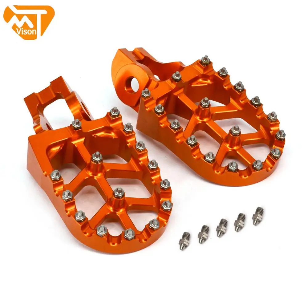Motorcycle CNC Brake Clutch Lever Foot Rests Footrest Pegs Pedals For KTM SX EXC-F XC-W SX-F 125 150 250 300 350 450 500 |