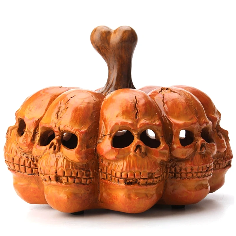 

Хэллоуин Тыква череп светильник светодиодный ная лампа фонарь реквизит ужасные украшения