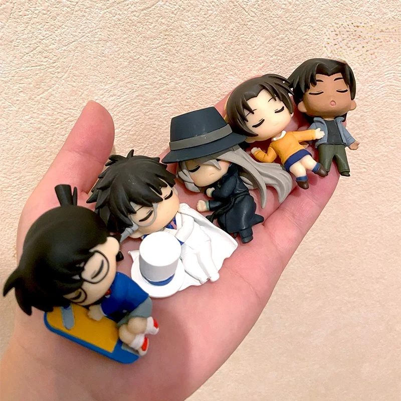 

Bandai Japanese Anime Detective Conan Anime Image 30m Sleeping Capsule Toy Small Figure PVC Children Birthday Gift