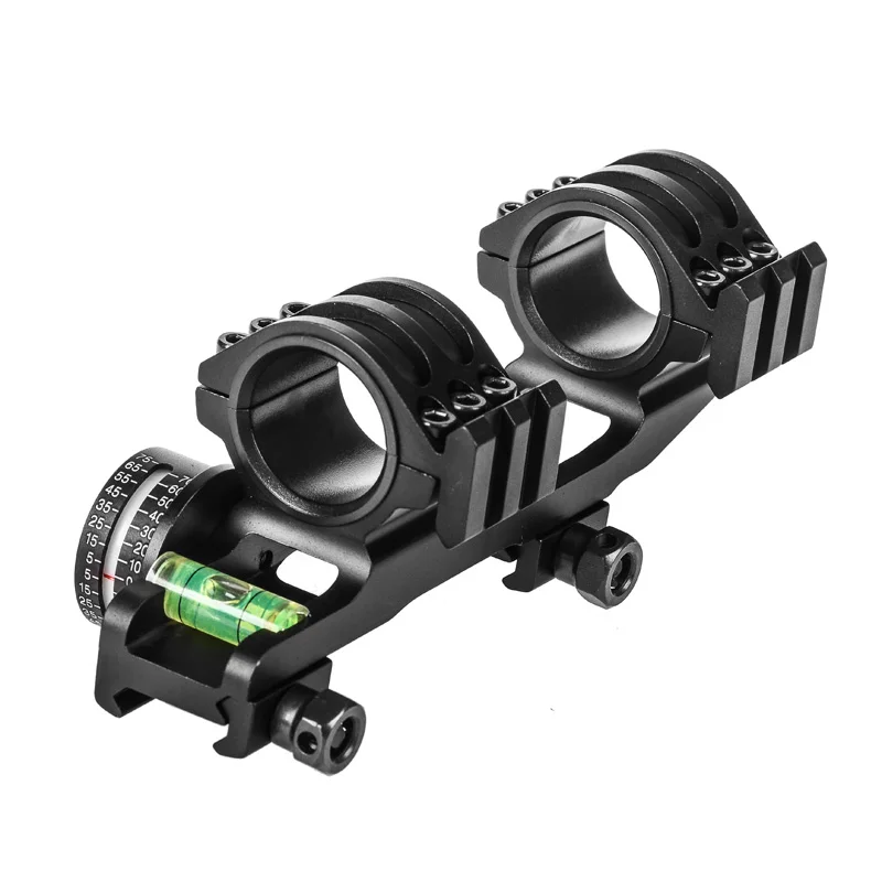 Цельный высокопрофильный прицел с пузырьковым уровнем угловой индикатор