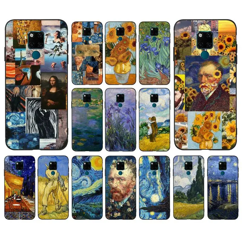 

Babaite Van Gogh oil painting Phone Case for Huawei Mate 20 10 9 40 30 lite pro X Nova 2 3i 7se