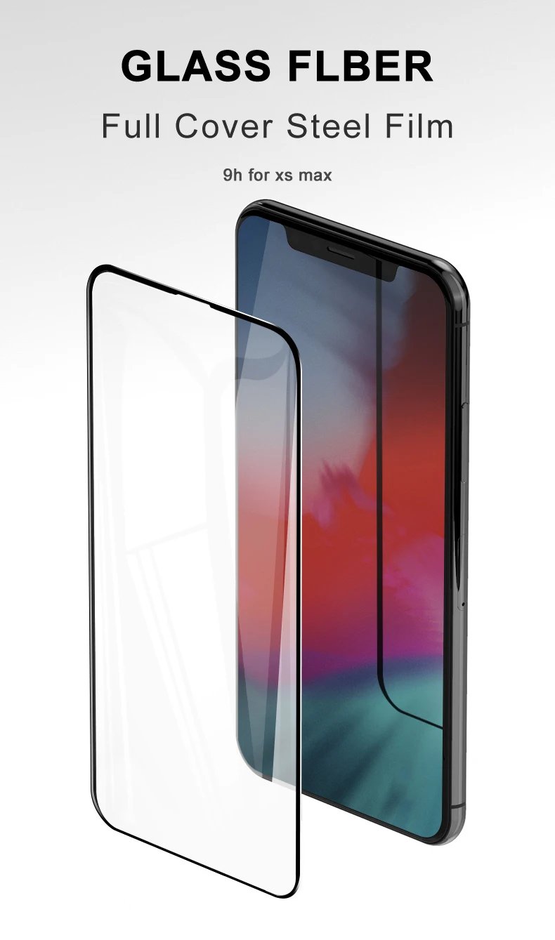 Волокно Защитное стекло для экрана протектор для Iphone 7 6 6s 8 Plus анти разбитое закаленное керамическое стекло для Iphone X Xs Max Xr