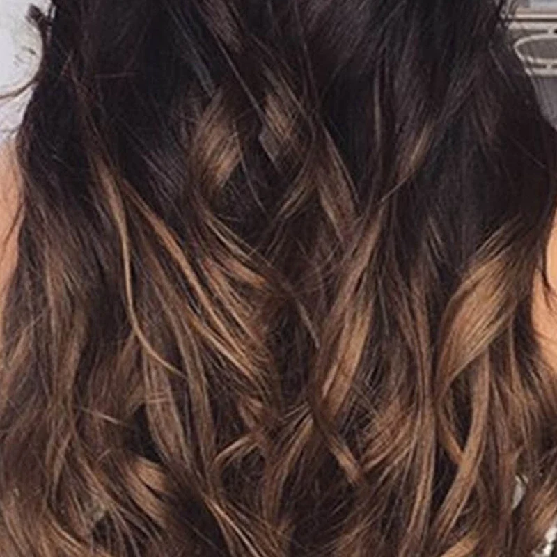 Хайлайтер парик синтетические волнистые коричневые кружевные передние парики