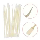 Палочка пластиковая для завивки накладных ресниц, пинцет для ресниц с ложкой горячего клея, 20 шт., керлинг-аппликатор