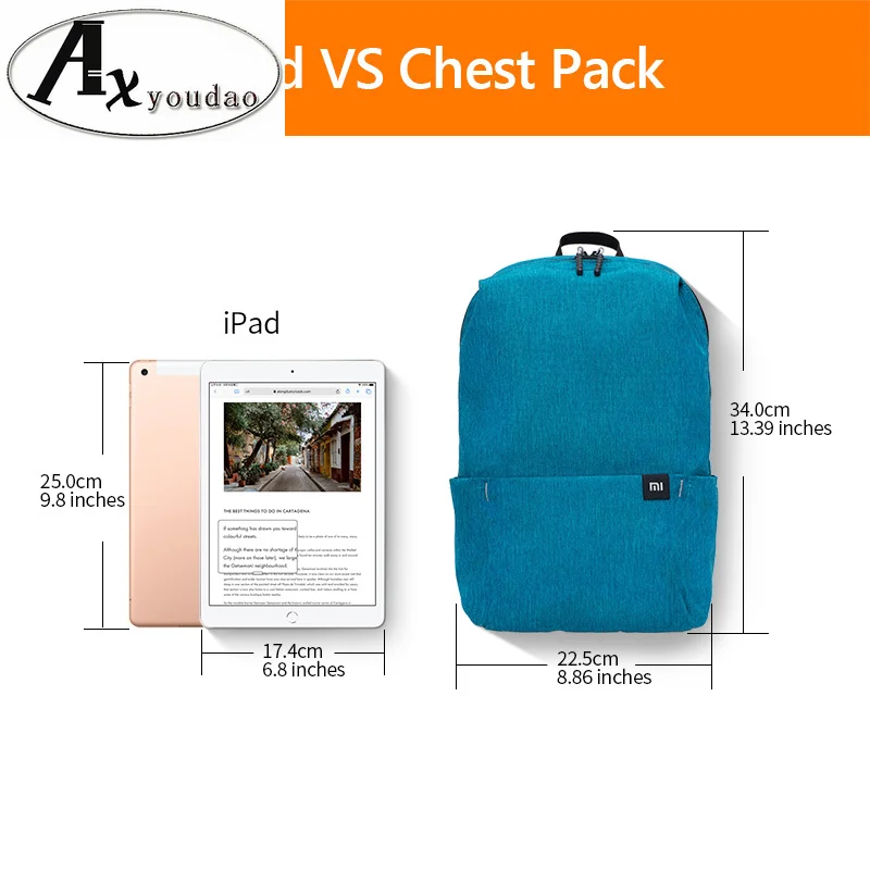 

For Original Xiaomi Backpack 10L Casual Sports Chest Bagpack Mini School Bag for Boys and Girls Cute Mi Scooter Bag Laptops