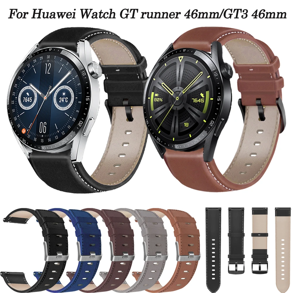 

22mm Smartwatch Easyfit Wristband Strap For Huawei Watch GT Runner/GT 3 GT3 46MM Sport Silicone Band 1:1 Watchband Bracelet Belt