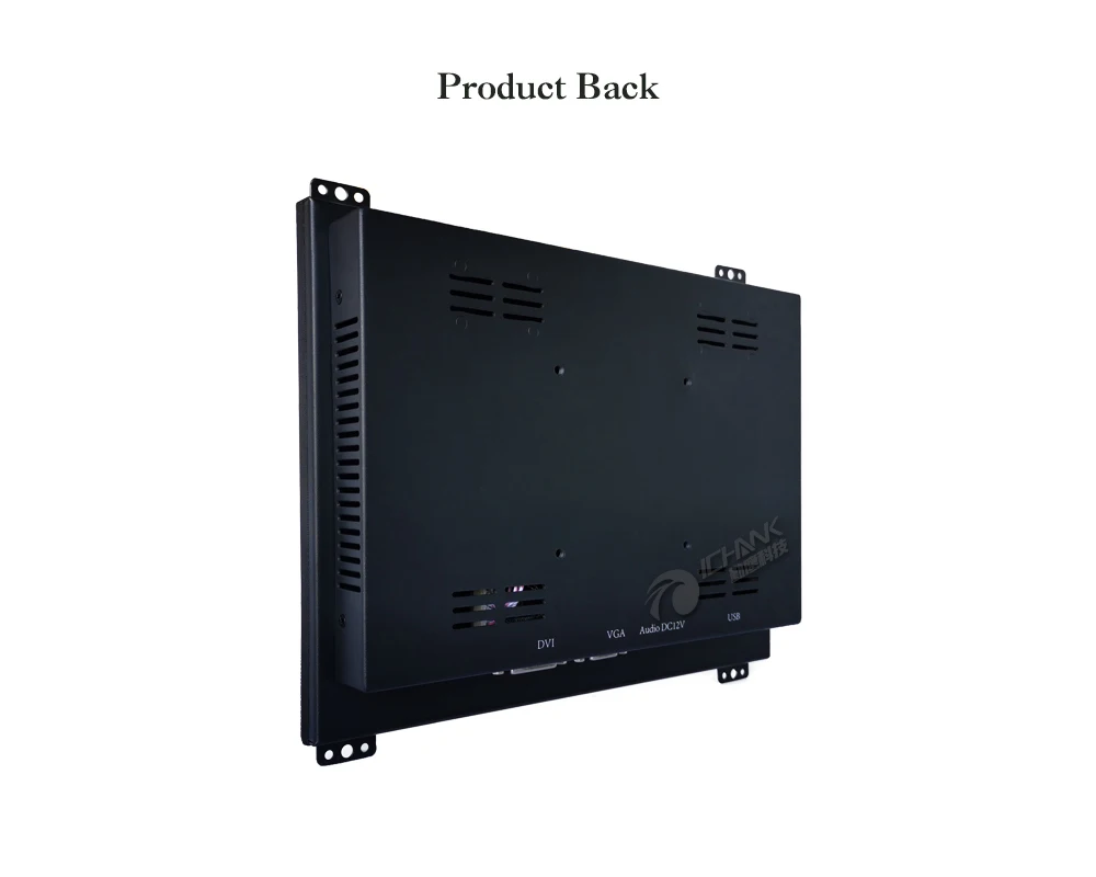 K120TN-DV2/12," дюймовый 1024x768 4:3 металлический корпус открытая рамка DVI монитор/12" VGA встроенный питание на загрузке ЖК-экран дисплей монитор
