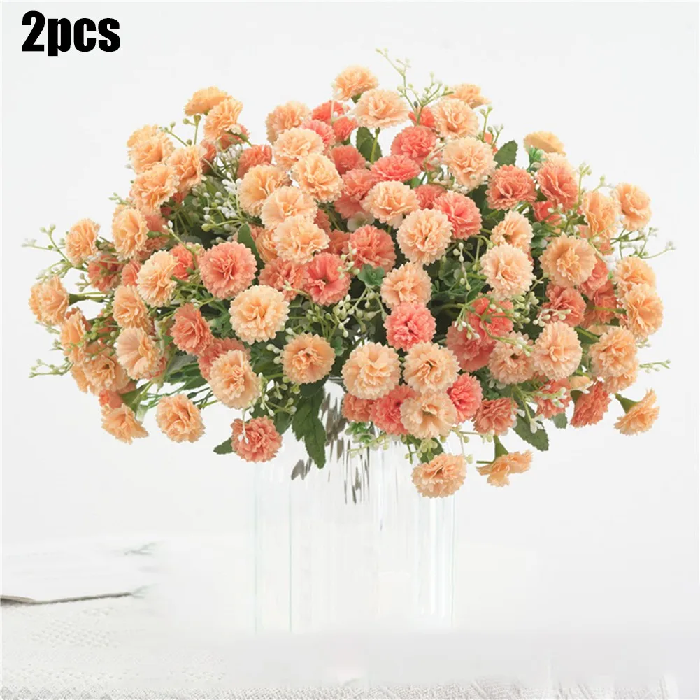 

Artificial Silk Carnation Flowers For Christmas Home Wedding Decor Accessories Diy Festival Gift Decoration