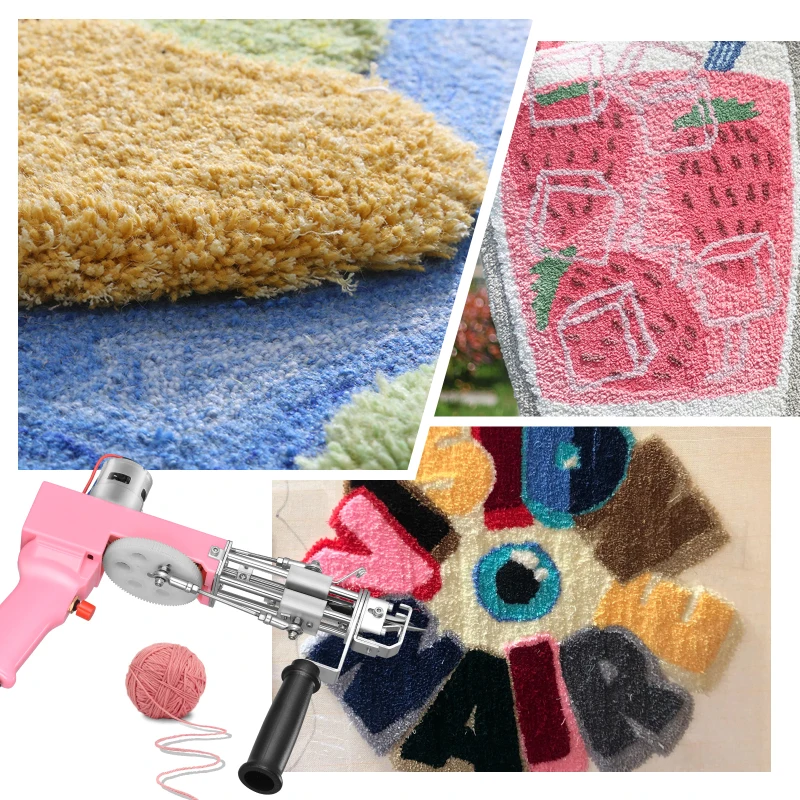2 In 1 Electric Rug Tufting Machine Wall Tapestries Hand Tufting Gun ( Both Cut And Loop Pile ) Christmas Gift For DIY 100V-240V enlarge