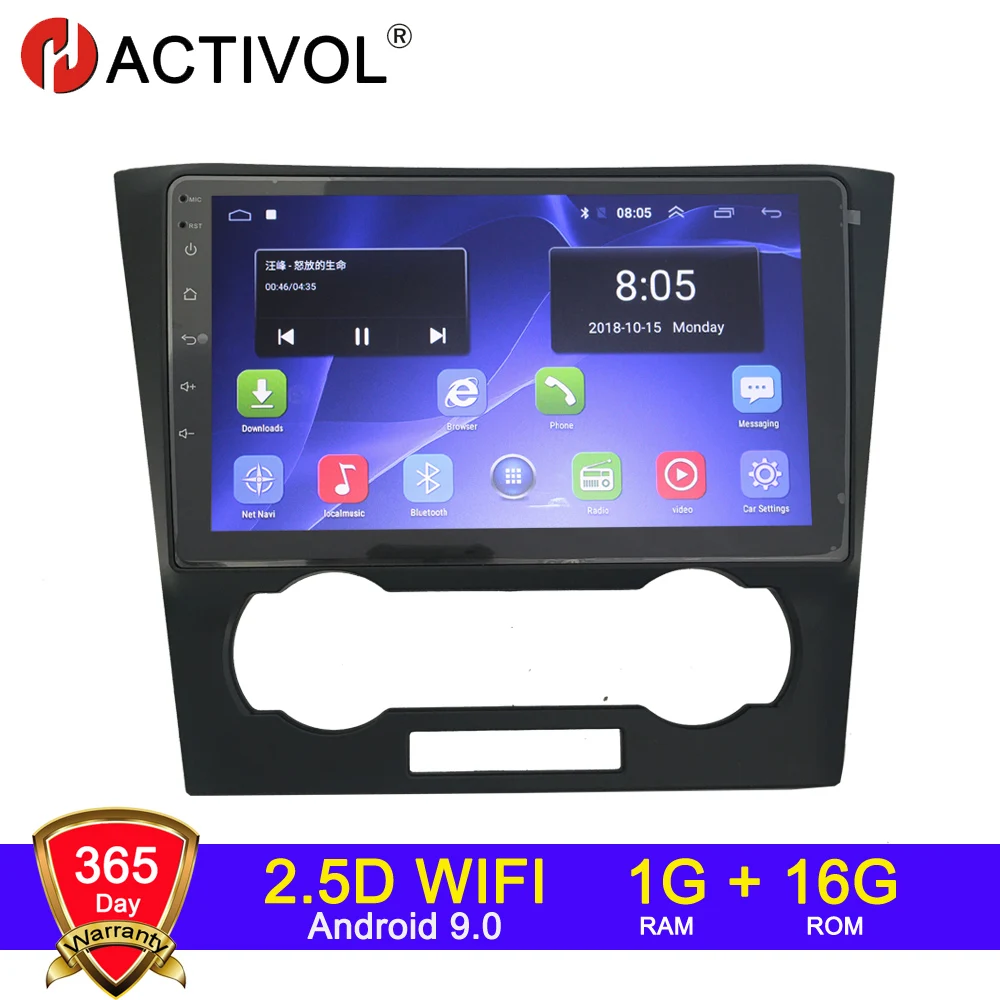 HACTIVOL 9 &quotчетырехъядерный автомобильный радиоприемник для Chevrolet Epica 2007 2012 android 8 1