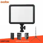 Лампа непрерывного светильник Godox, ультратонкая, с регулируемой яркостью, 3300K  5600K, для камеры DV, видеокамеры, аккумулятор