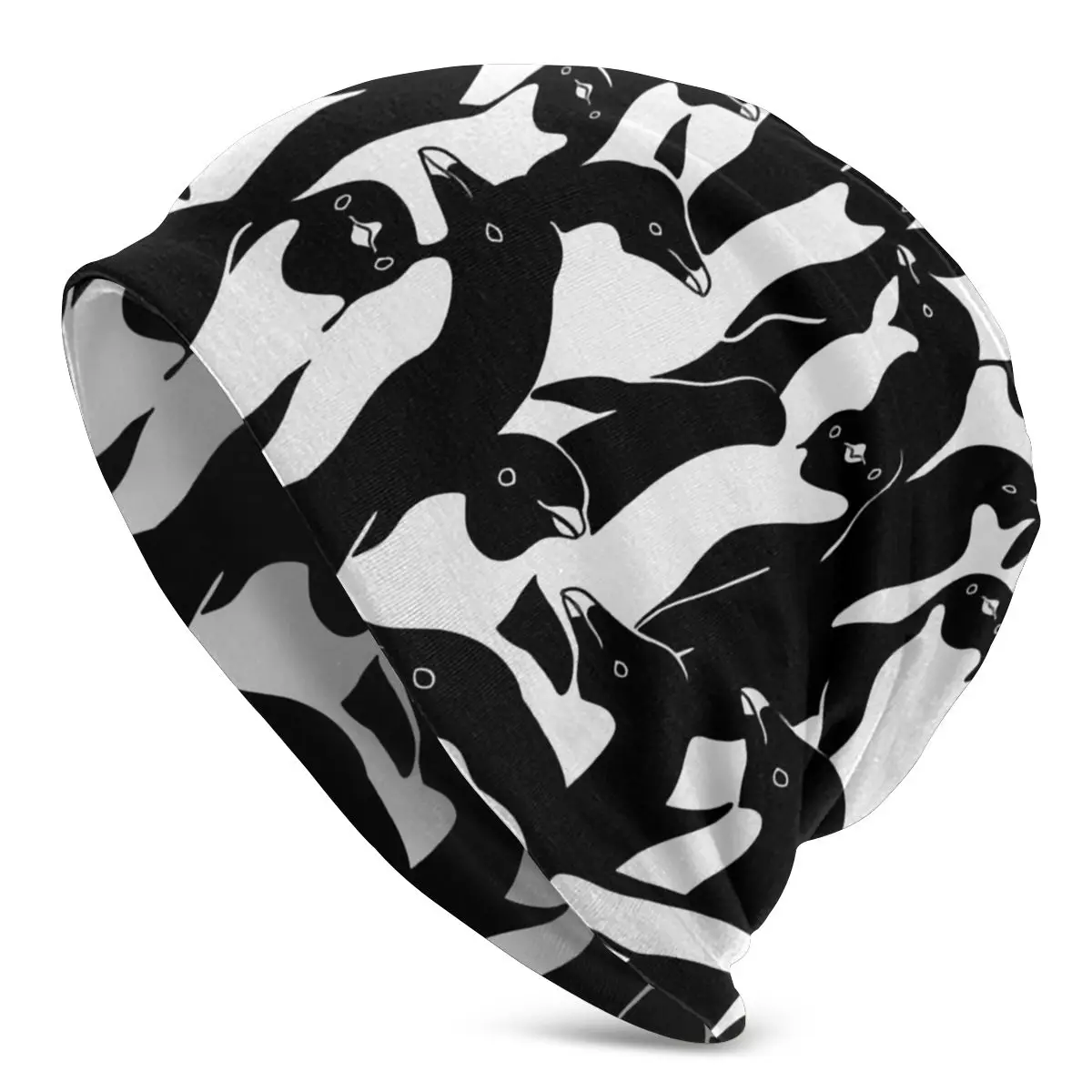 

Bonnet Hats Camouflage Army Men Women's Knitting Hat Meanwhile Penguins Winter Warm Cap Beanies Caps