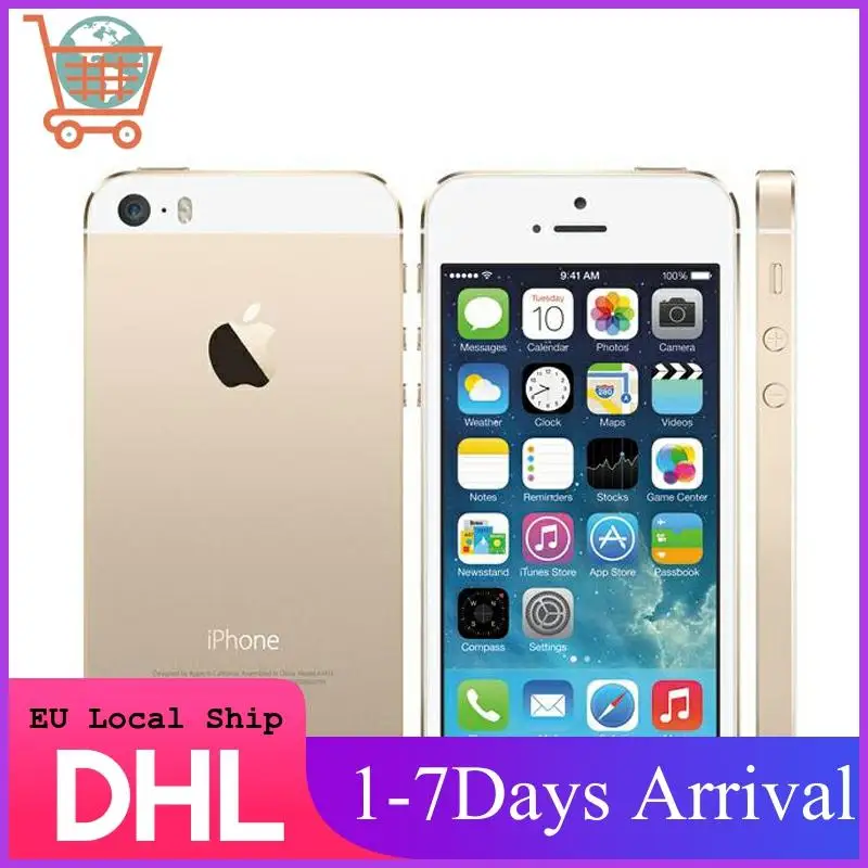 

EU Local Shipm Factory Apple iPhone 5s iPhone5s 16/32/64GB ROM 8MP Camera iOS Phone 4.0" IPS 8MP WIFI GPS 4G LTE Mobile Phone