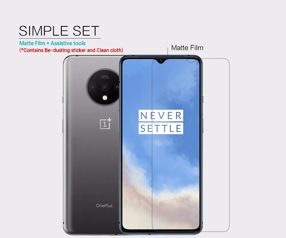 Защитная пленка для экрана Oneplus 7T NILLKIN с антибликовым покрытием, матовая пленка для Oneplus 5T One plus 7 6T 6, посылка в розницу